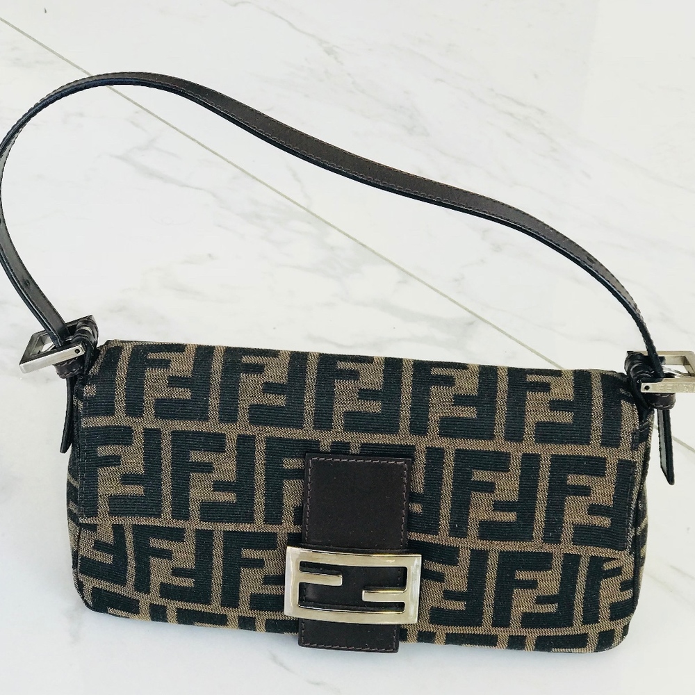 FENDI ZUCCA BAGUETTE BAG